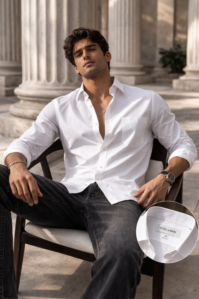 Column best white shirt